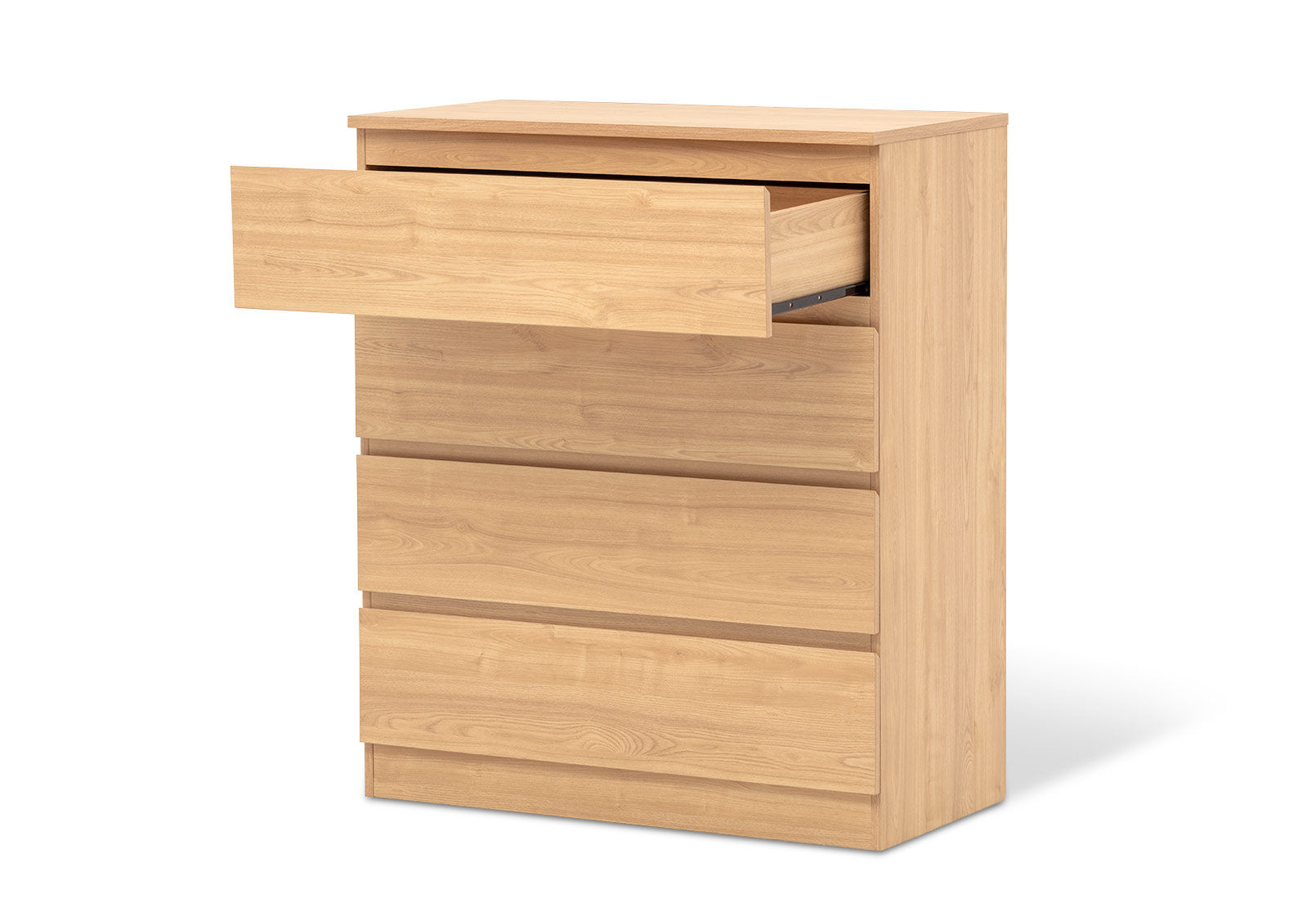 HOWARD 4 DRAWER WIDE TALL CHEST HONEY