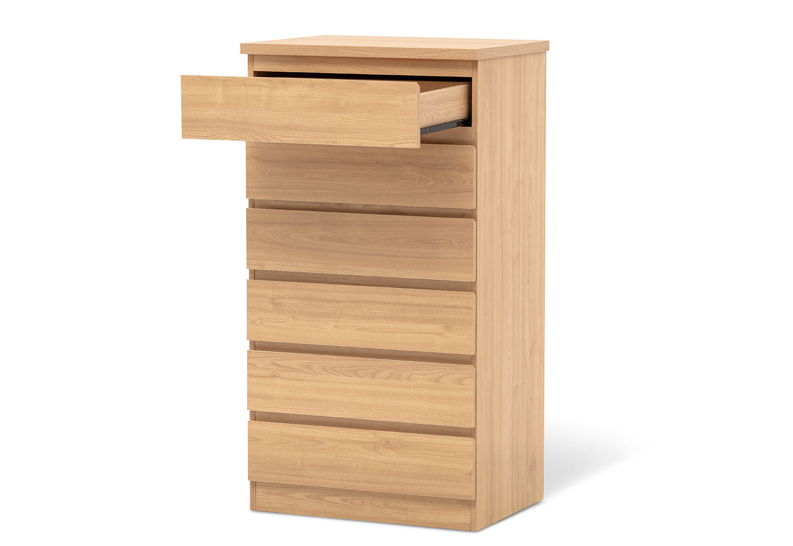 HOWARD 6 DRAWER WIDE TALL CHEST HONEY