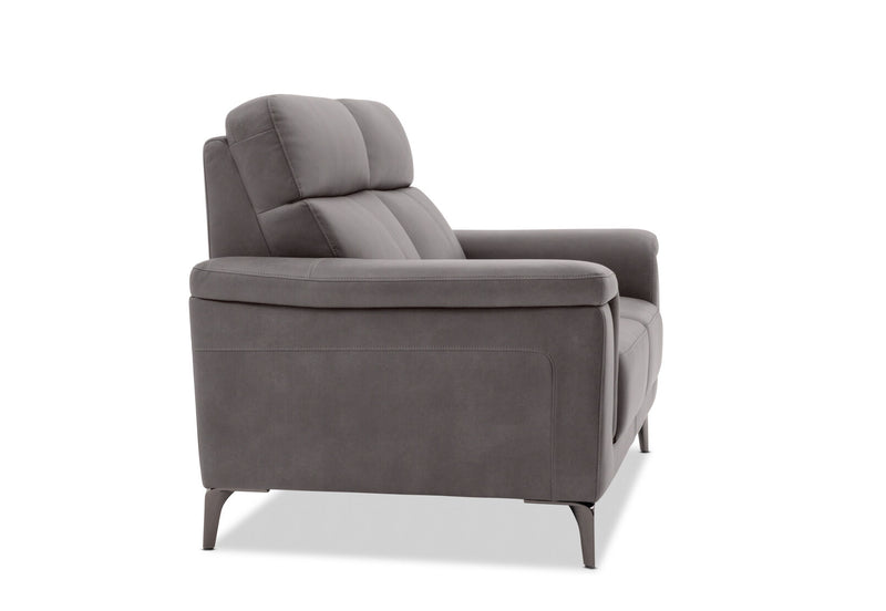CAPEL FABRIC 2 SEATER SOFA CHARCOAL