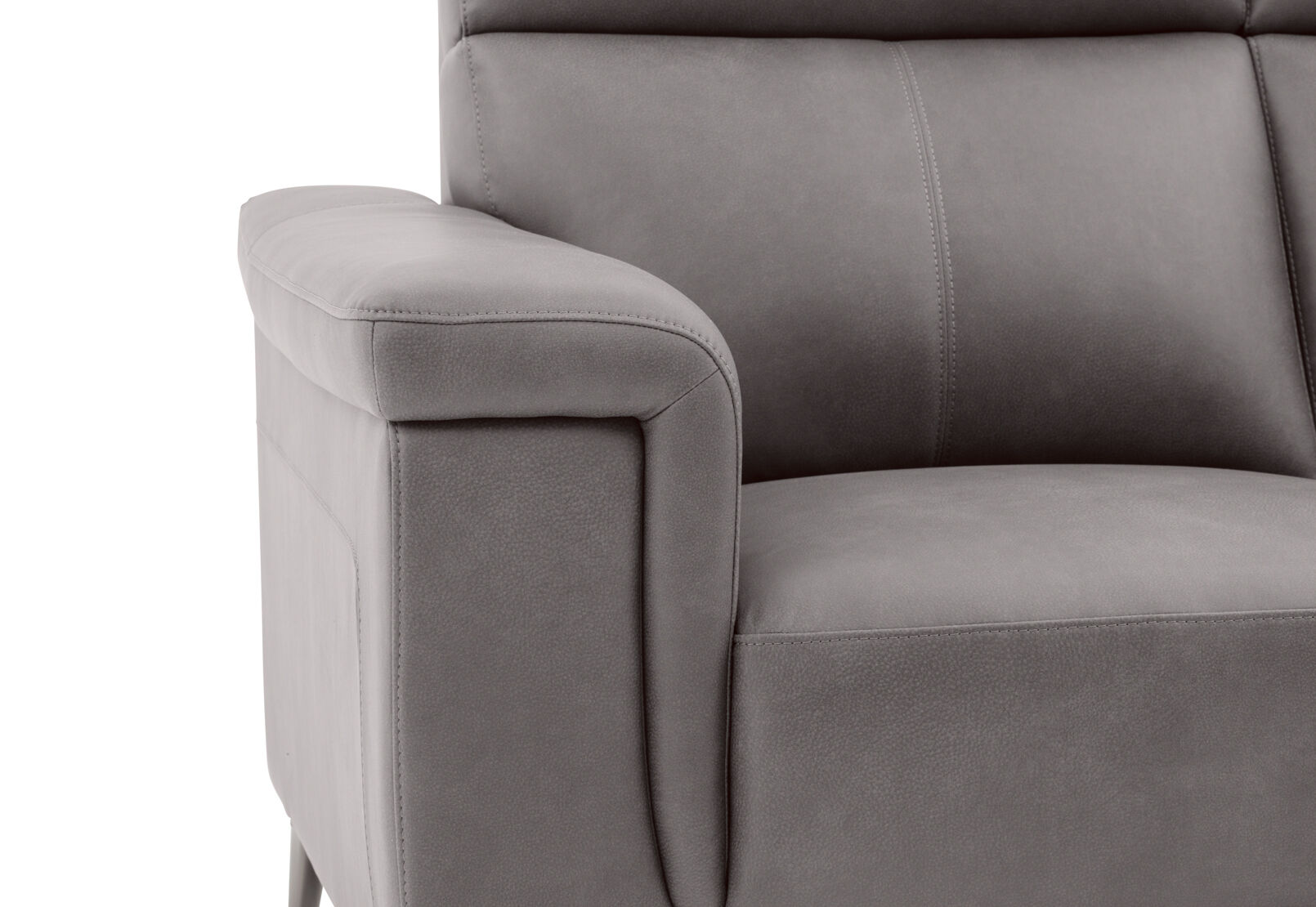 CAPEL FABRIC 2 SEATER SOFA CHARCOAL