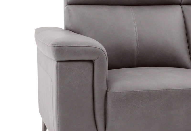 CAPEL FABRIC 2 SEATER SOFA CHARCOAL