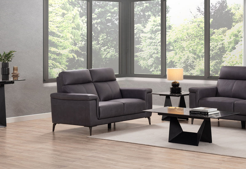 CAPEL FABRIC 2 SEATER SOFA CHARCOAL