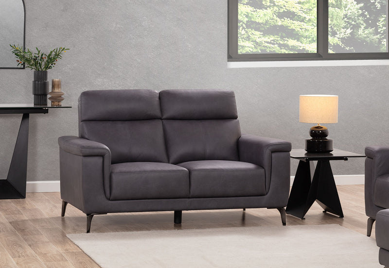 CAPEL FABRIC 2 SEATER SOFA CHARCOAL
