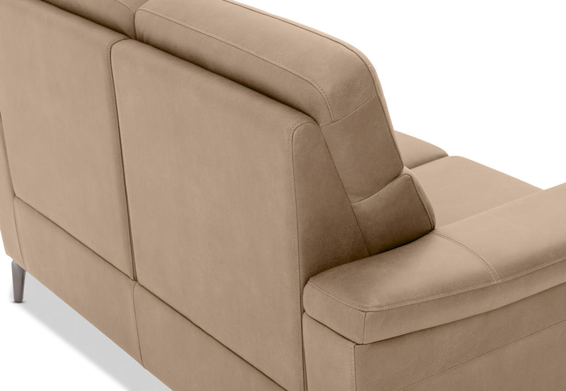 CAPEL FABRIC 2 SEATER SOFA STONE