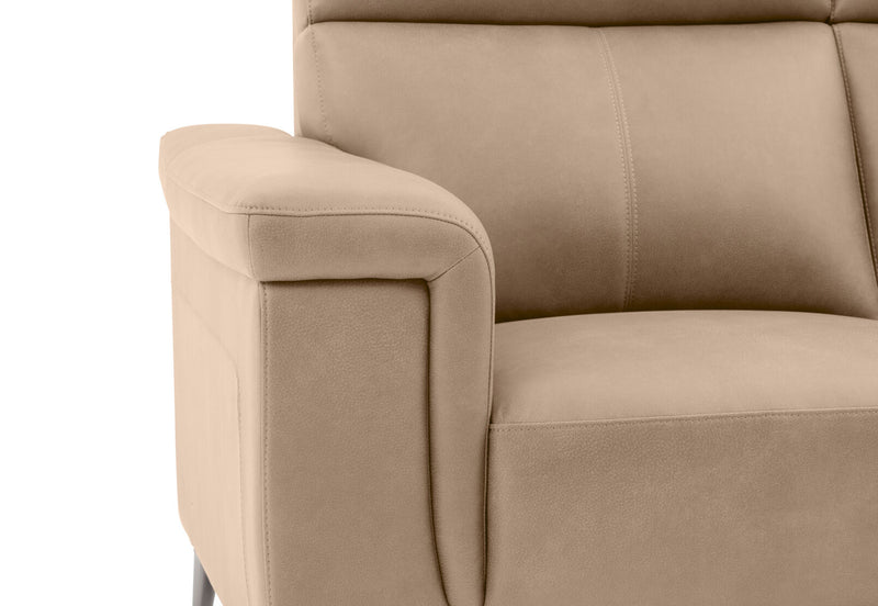 CAPEL FABRIC 2 SEATER SOFA STONE