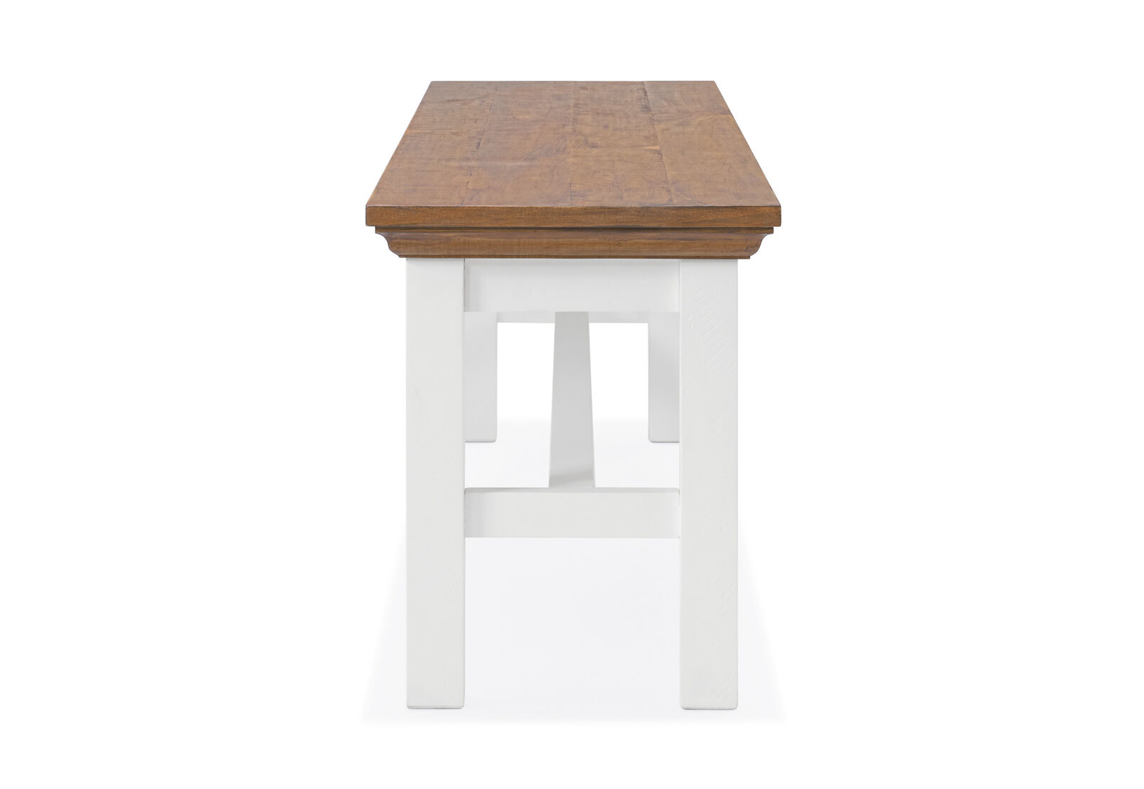 CHARLSBOURG BENCH 	WHITE/DARK PINE