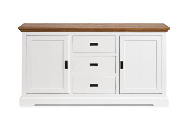 CHARLSBOURG BUFFET WHITE/DARK PINE