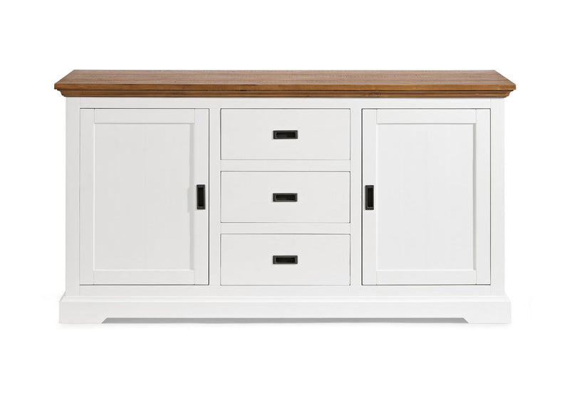 CHARLSBOURG BUFFET WHITE/DARK PINE
