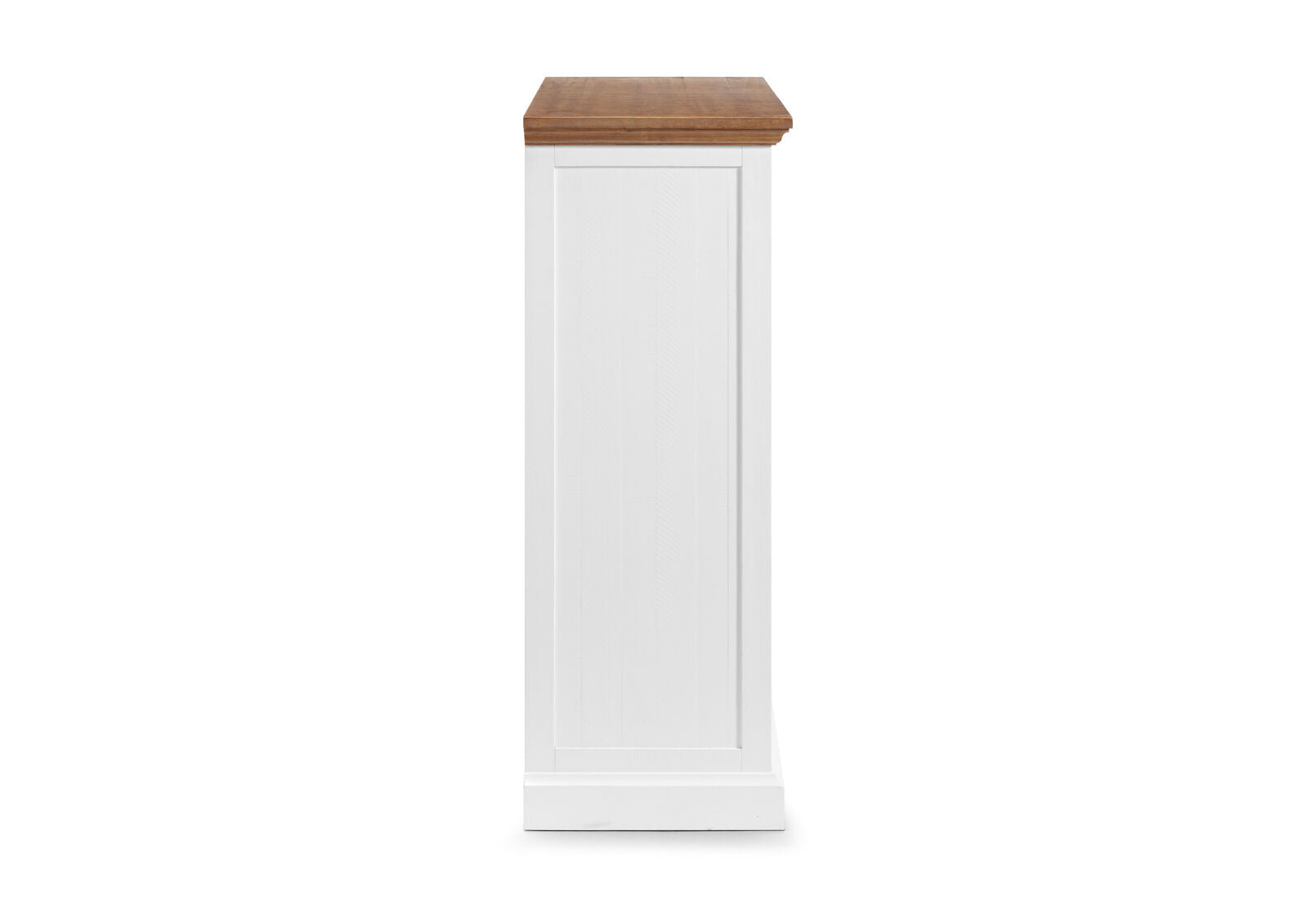 CHARLSBOURG TALL CHEST WHITE/DARK PINE