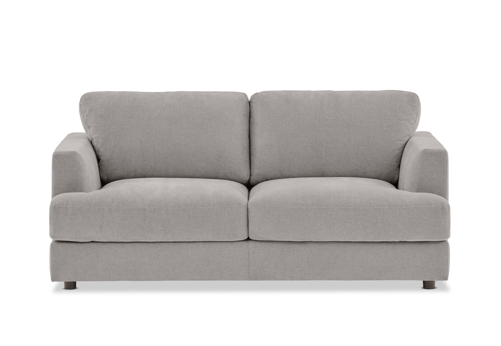 COURTNEY FABRIC 2 SEATER SOFA LIGHT GREY