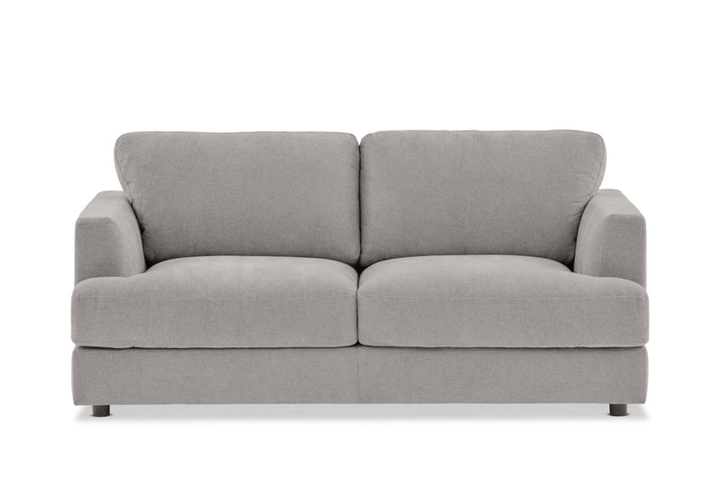 COURTNEY FABRIC 2 SEATER SOFA LIGHT GREY