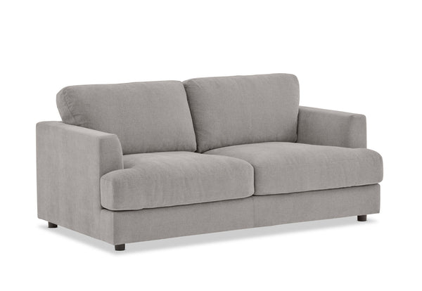 COURTNEY FABRIC 2 SEATER SOFA LIGHT GREY