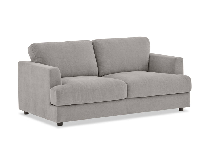 COURTNEY FABRIC 2 SEATER SOFA LIGHT GREY