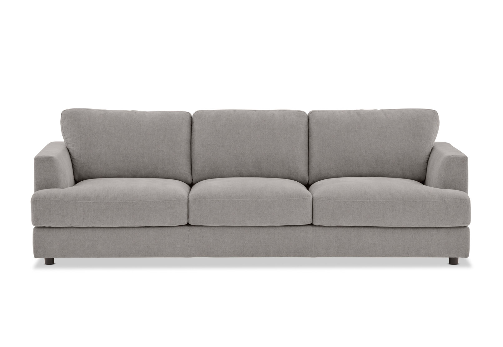 COURTNEY FABRIC 3 SEATER SOFA LIGHT GREY