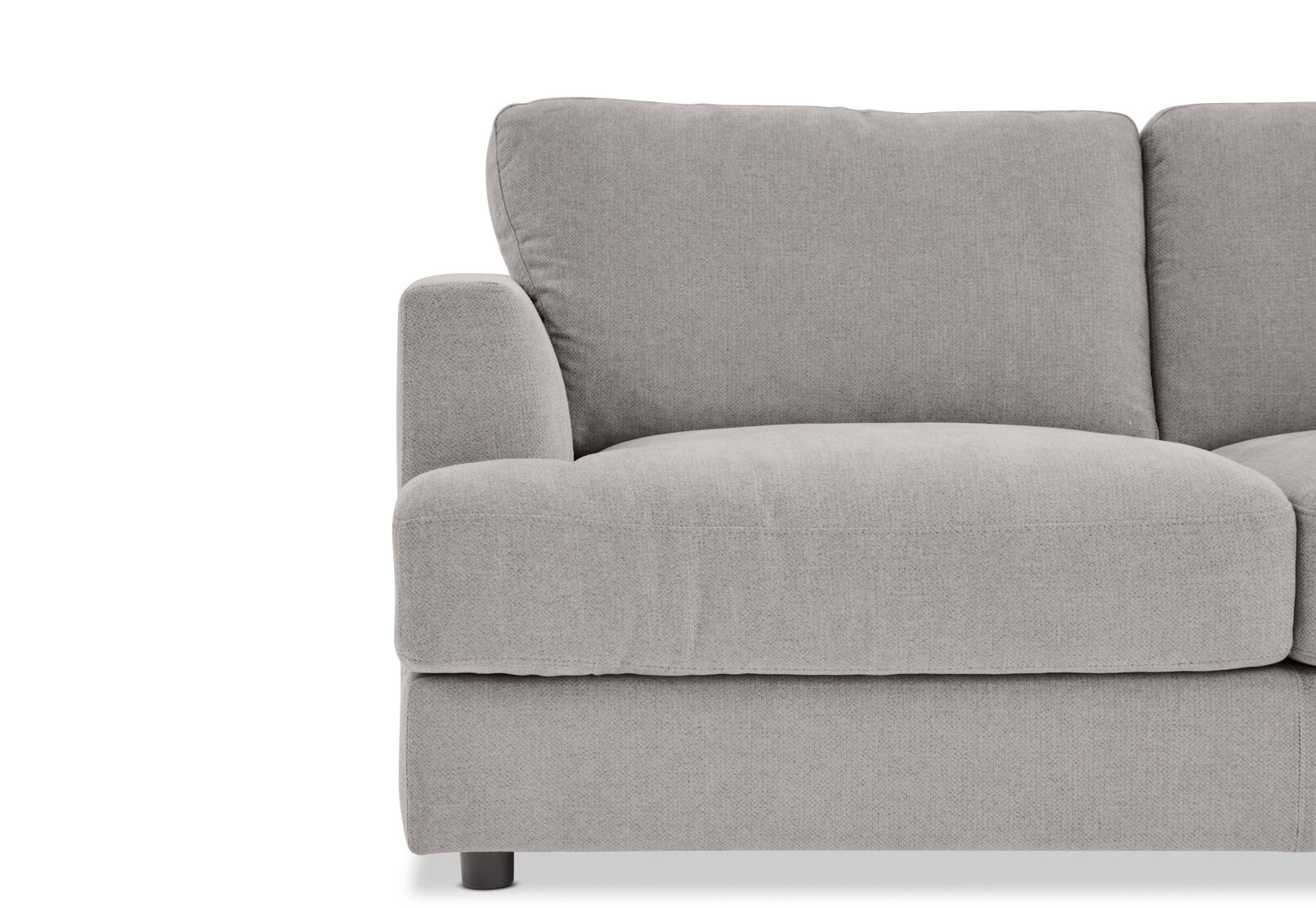 COURTNEY FABRIC 3 SEATER SOFA LIGHT GREY