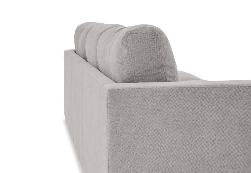 COURTNEY FABRIC 3 SEATER SOFA LIGHT GREY