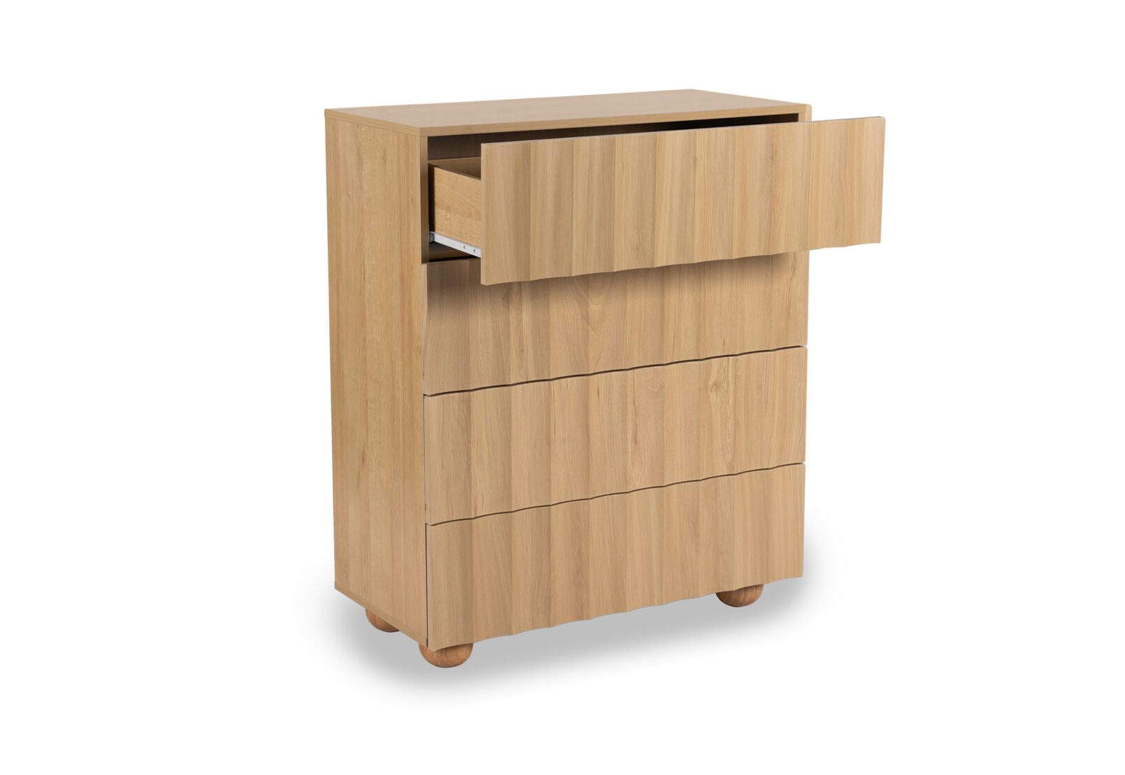 POWERS 4 DRAWER TALL CHEST NATURAL