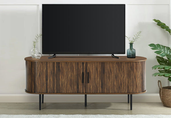 SOTO 2 DOOR ENTERTAINMENT UNIT WALNUT