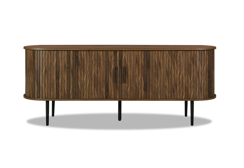 SOTO 2 DOOR ENTERTAINMENT UNIT WALNUT
