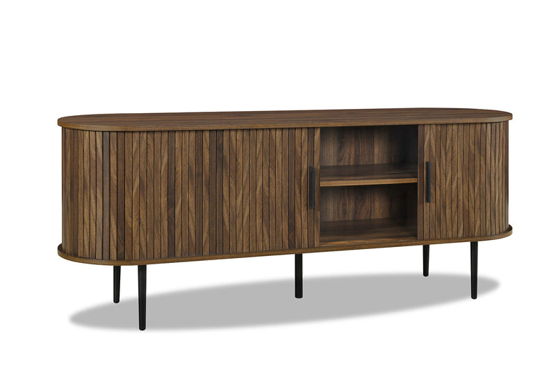 SOTO 2 DOOR ENTERTAINMENT UNIT WALNUT