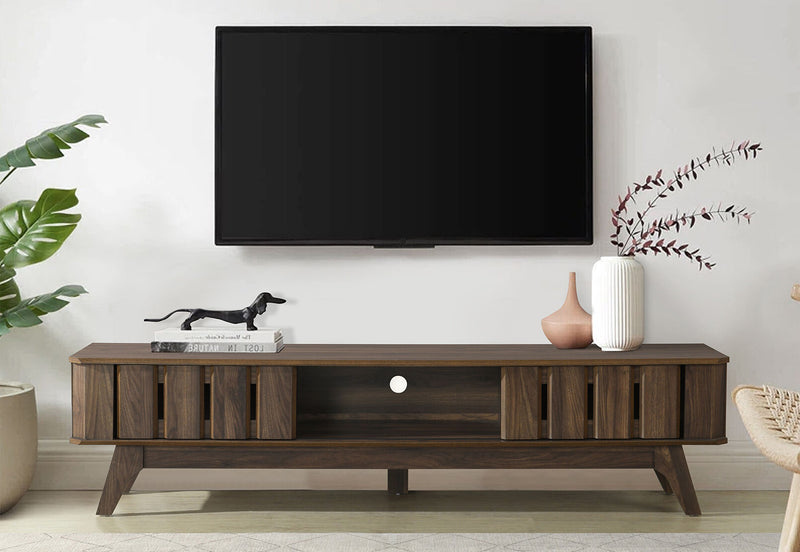 SARATOGA ENTERTAINMENT UNIT WALNUT