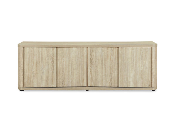 SHAFFER 4 DOOR ENTERTAINMENT UNIT NATURAL