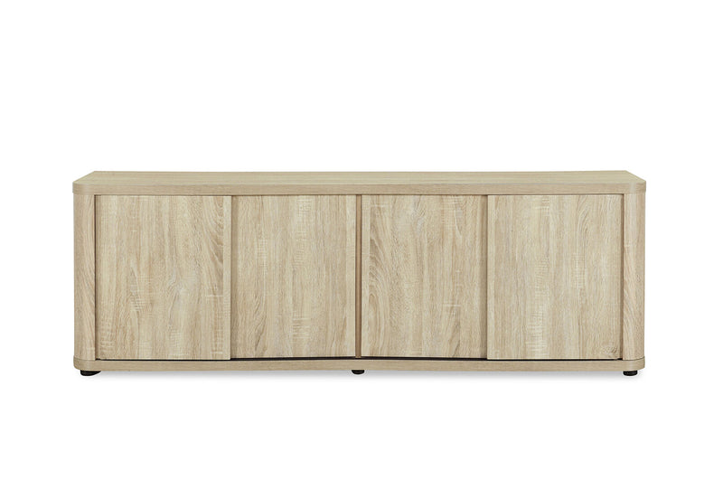 SHAFFER 4 DOOR ENTERTAINMENT UNIT NATURAL
