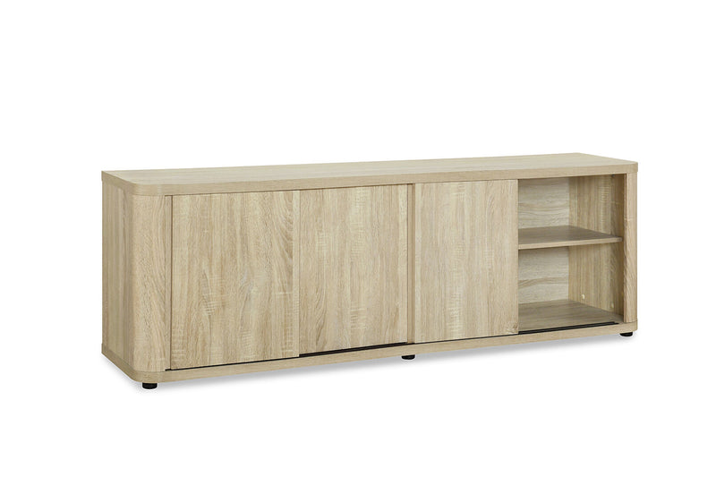 SHAFFER 4 DOOR ENTERTAINMENT UNIT NATURAL