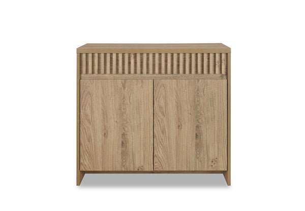 STEPHENSON 2 DOOR SMALL BUFFET OAK