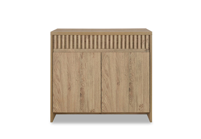 STEPHENSON 2 DOOR SMALL BUFFET OAK