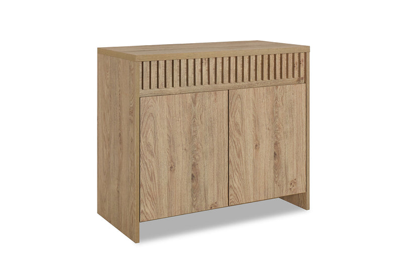 STEPHENSON 2 DOOR SMALL BUFFET OAK