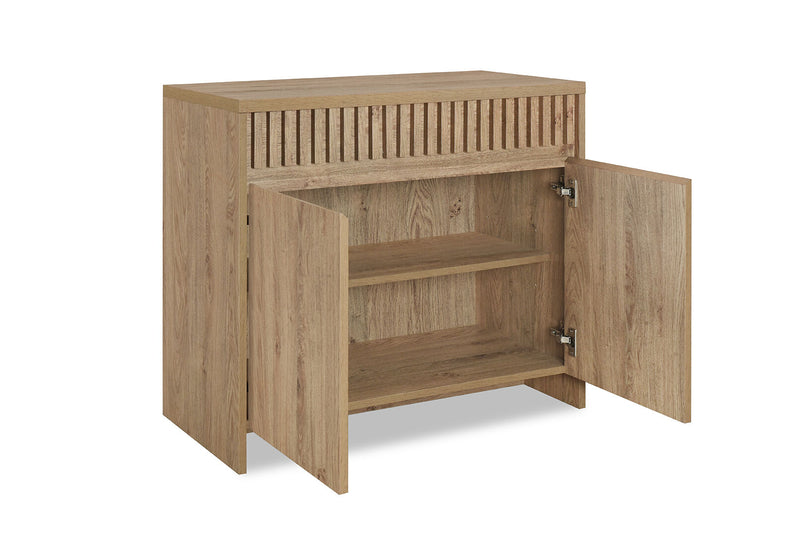 STEPHENSON 2 DOOR SMALL BUFFET OAK