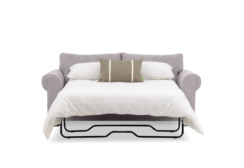 ALLI FABRIC 2.5 SEATER SOFA BED LIGHT GREY