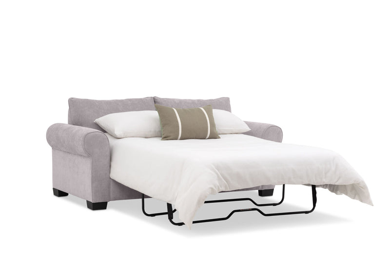 ALLI FABRIC 2.5 SEATER SOFA BED LIGHT GREY