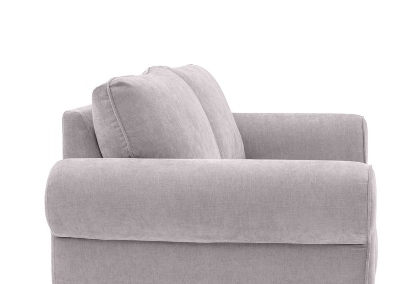 ALLI FABRIC 2 SEATER SOFA LIGHT GREY