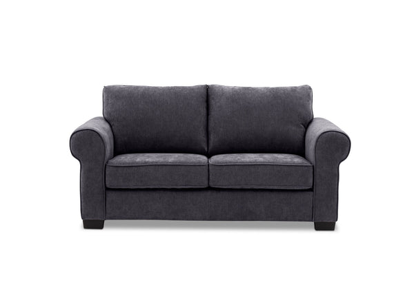 ALLI FABRIC 2 SEATER SOFA DARK GREY