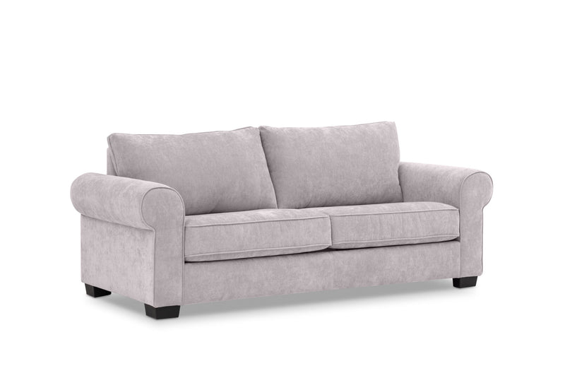 ALLI FABRIC 3.5 SEATER SOFA BED LIGHT GREY