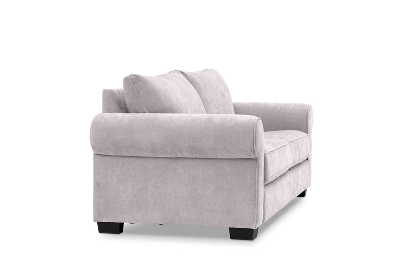 ALLI FABRIC 3.5 SEATER SOFA BED LIGHT GREY