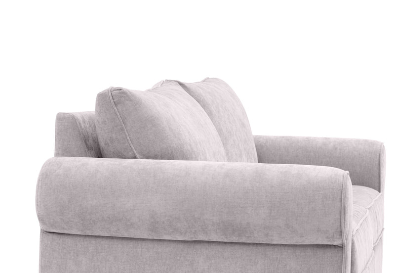 ALLI FABRIC 3.5 SEATER SOFA BED LIGHT GREY