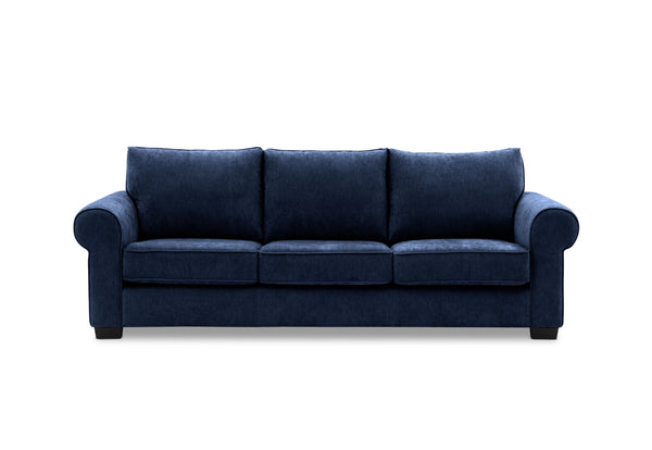 ALLI FABRIC 3 SEATER SOFA NAVY