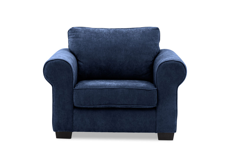 ALLI FABRIC ACCENT CHAIR NAVY