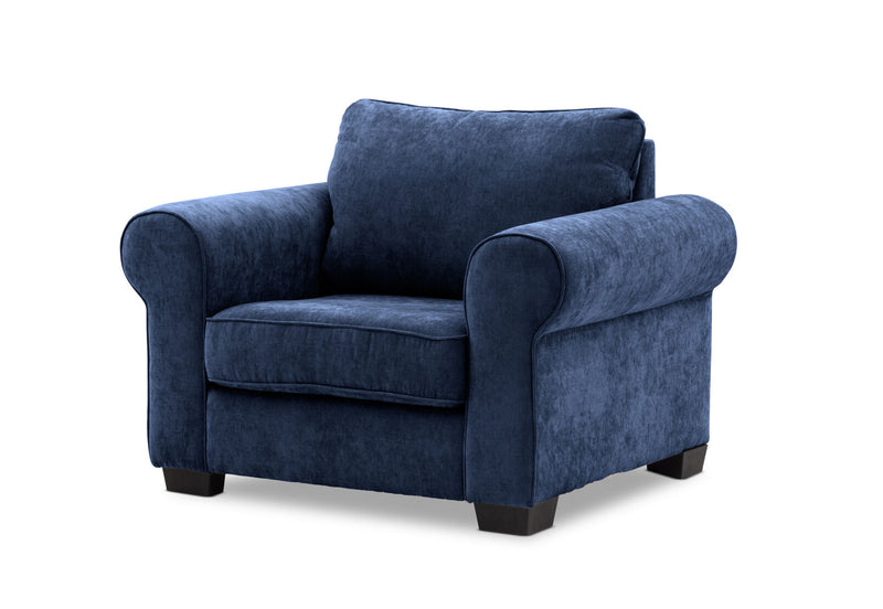 ALLI FABRIC ACCENT CHAIR NAVY