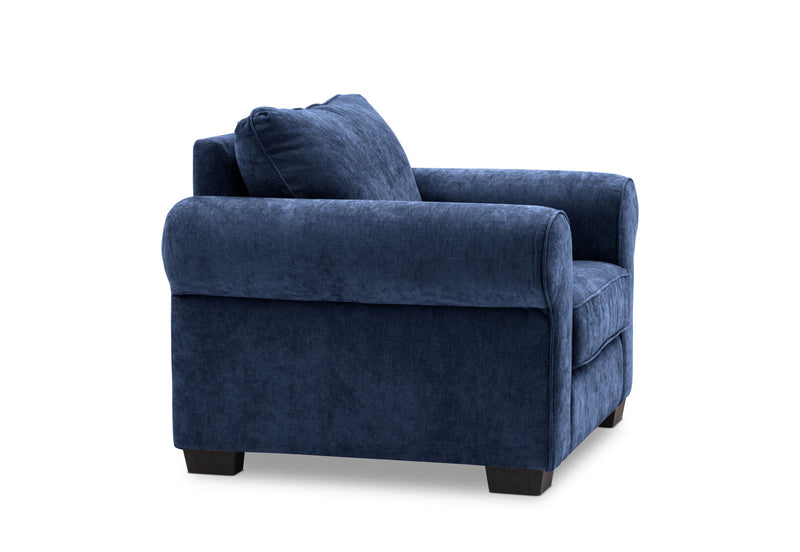 ALLI FABRIC ACCENT CHAIR NAVY