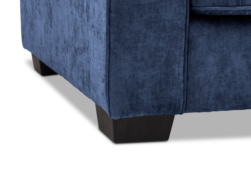 ALLI FABRIC ACCENT CHAIR NAVY