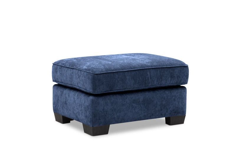 ALLI FABRIC OTTOMAN NAVY