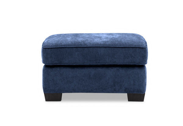 ALLI FABRIC OTTOMAN NAVY