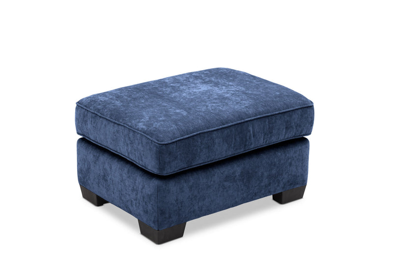 ALLI FABRIC OTTOMAN NAVY