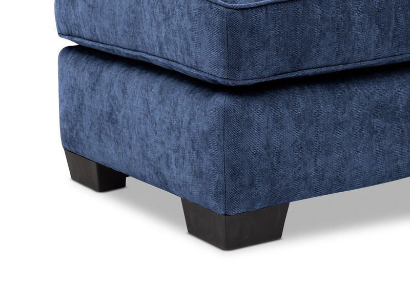 ALLI FABRIC OTTOMAN NAVY