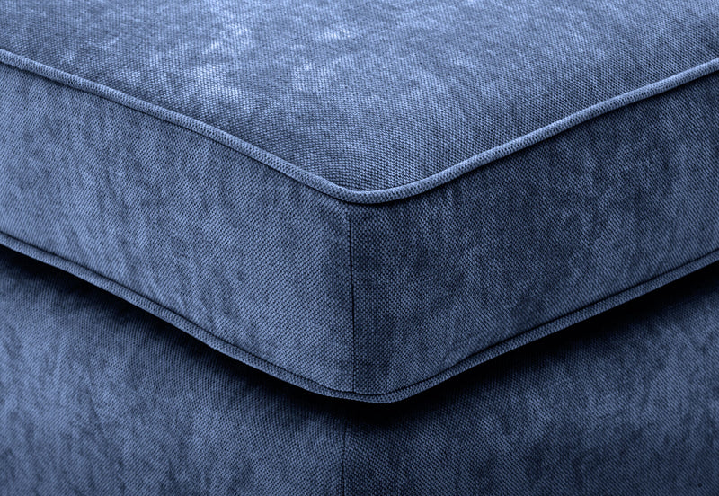 ALLI FABRIC OTTOMAN NAVY