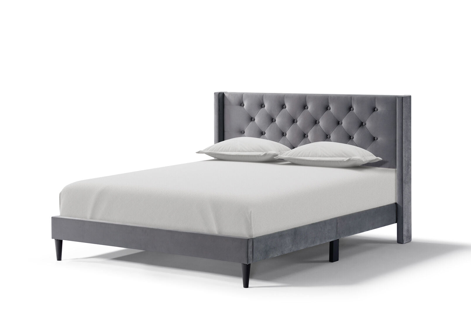 WAKEFIELD QUEEN BED GREY